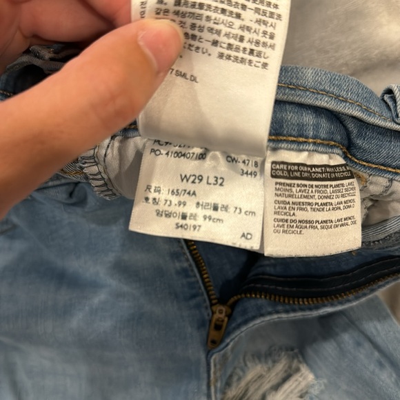 Levis distressed high rise super skinny jeans long - Picture 3 of 4